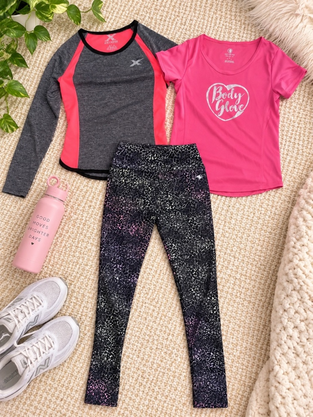 Girls Size 6/6X Athletic Clothing Bundle – Body Glove – 3 Pieces